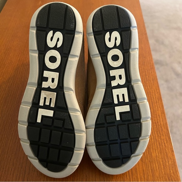 Sorel Explorer Joan Boots Women's 8 Tan and Grey Suede Waterproof Lace Up - Picture 7 of 9